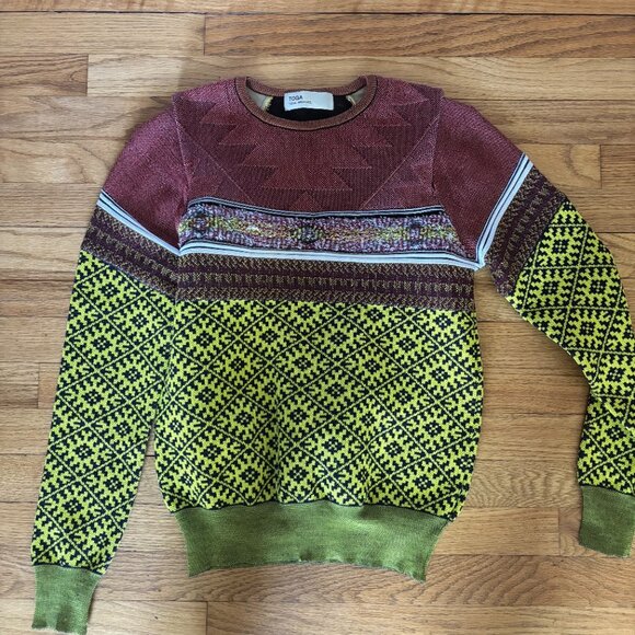 TOGA Toga Archives Women's Knit geometric pattern top - Picture 1 of 8